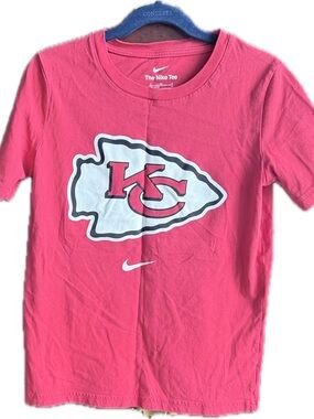 Nike Kids Red Kansas City Chiefs Logo Tee Shirt
